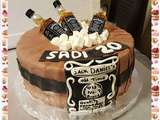 Gâteau Jack Daniel's :