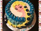 Gâteau la reine des neiges :