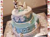 Gâteau Olaf :