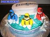 Gâteau Power Rangers :