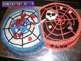 Gâteau Spiderman/Monster Hihg :