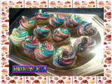 Rainbow cupcakes :