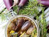 Antipasti d’aubergines confites à l’huile d’olive