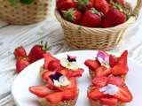 Petites tartelettes vegan aux fraises