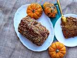 Pumpkin and spices halloween vegan cake