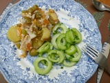 Gratin de haddock aus pommes de terre et poireaux