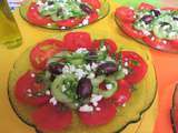Petites salades à la grecque