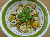Salade de courgettes, poivrons et pommes de terre