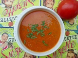 Velouté de tomates aux pois chiches