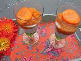 Verrines yaourt-abricot