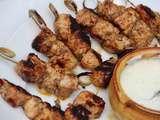 Chich taouk, brochettes de poulet libanaises aux epices