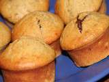 Muffins banane nutella