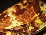 Omelette aux cepes