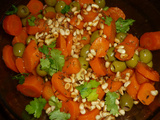 Salade de carottes et olives vertes, rencontres du sud
