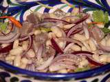 Salade de haricots blancs au thon marine