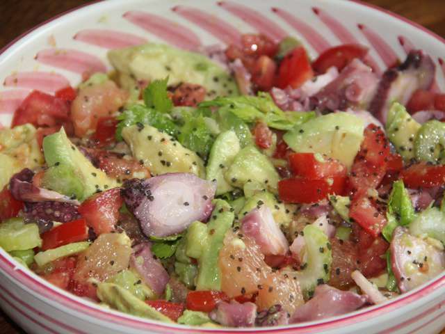 Recettes de Salade de poulpe