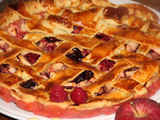Tarte Pomme Et Framboise
