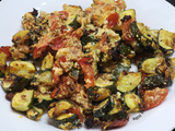 Courgettes & tomates à la feta à l'Air Fryer