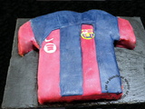 Gâteau d'anniversaire, maillot du Barça