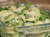 Courgettes coco et curry vert