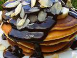 Pancakes banane-chocolat