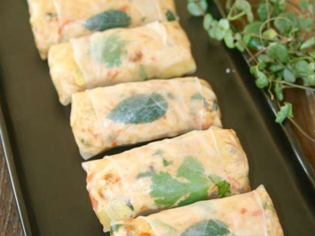 Recettes De Rouleaux De Printemps Et Crabe