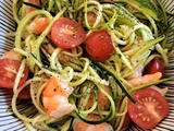 Salade de courgettes et crevettes