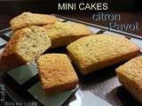Mini Cakes au Citron et Pavot