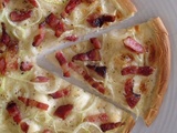 Flammenküche [Tarte Flambée à l'Alsacienne]