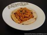 Spaghettis aux poivrons