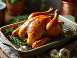 Cuisson poulet au four 1k5 à basse température pour une viande ultra tendre