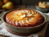 Gâteau poire grand mère au four : doré, fondant, irrésistible