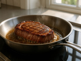 Pourquoi opter pour une poêle en inox pour la cuisson de vos viandes