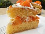 Sponge cake citron vert/ricotta/abricot
