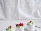 Mini trifles pistache groseilles & speculoos