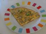 Frittata courgettes, grosse omelette aux légumes