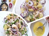 Salade de morue épicée idéale pour les repas estivaux