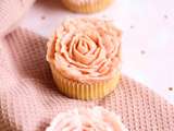 Cupcakes en forme de rose