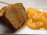 Cake à la polenta aux saveurs orientales miel/oranges