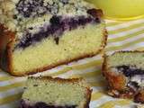 Crumble cake aux myrtilles