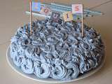 Gâteau bleu Pina Colada