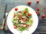 Salade composée de légumes d’été