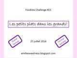 Annonce de la nouvelle marraine du Foodista Challenge #22