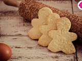 Biscuits au beurre - forme bonhomme et rouleau à motifs