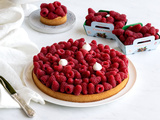 Tarte aux framboises