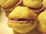 Whoopies salés jambon / vache qui rit