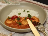 Crevettes sauce tikka massla