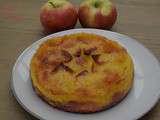 Gâteau moelleux aux pommes et pommeau de Bretagne