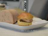 Minis burgers brioché de foie gras