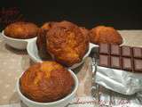 Muffins avec un coeur chocolat
